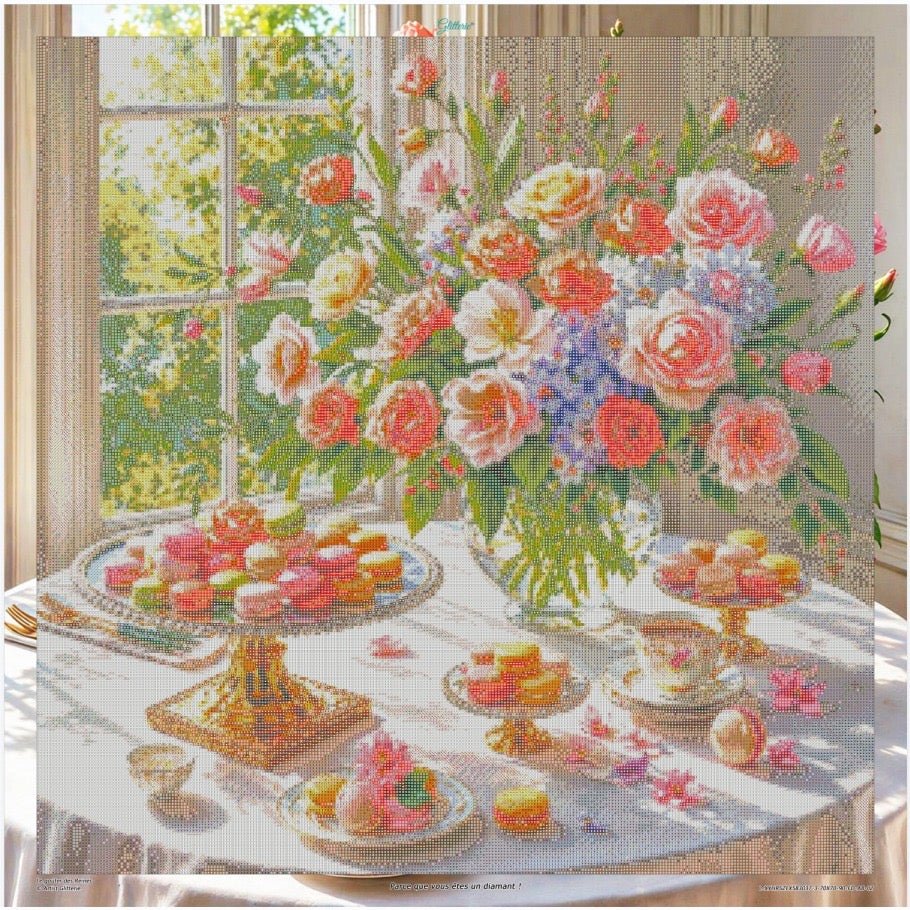 Broderie Diamant - Le goûter des Reines - Glitterie