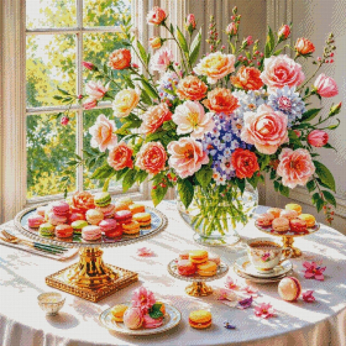 Broderie Diamant - Le goûter des Reines - Glitterie