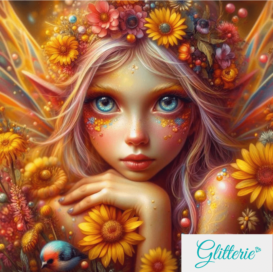 Broderie Diamant AB+ - Fée d'Automne - Glitterie