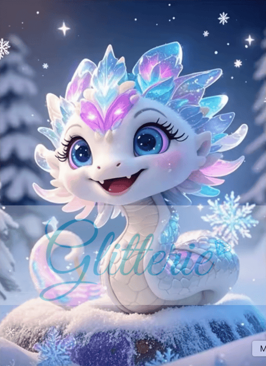 Broderie Diamant - Givrella, gardienne des flocons - Glitterie