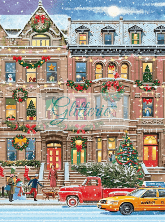 Broderie Diamant AB+ - Noël au Plaza - Glitterie