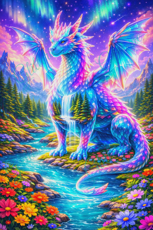 Broderie Diamant - Gardien de l'éternité - Glitterie