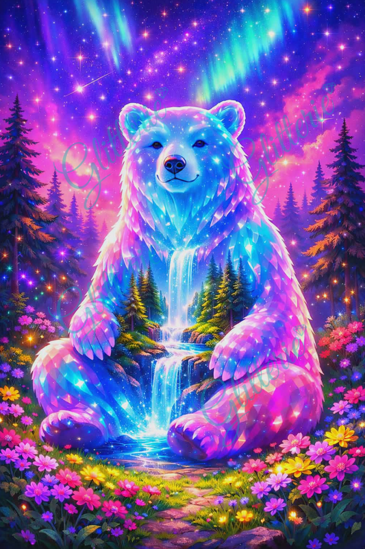 Broderie Diamant - Gardien des lumières - Glitterie