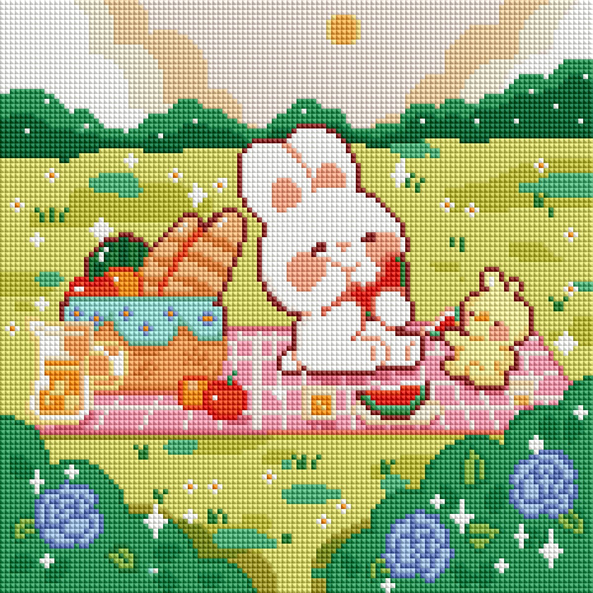 Broderie Diamant - Picnic Day - Glitterie