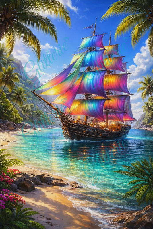 Broderie Diamant - Le Corsaire de Palmes - Glitterie