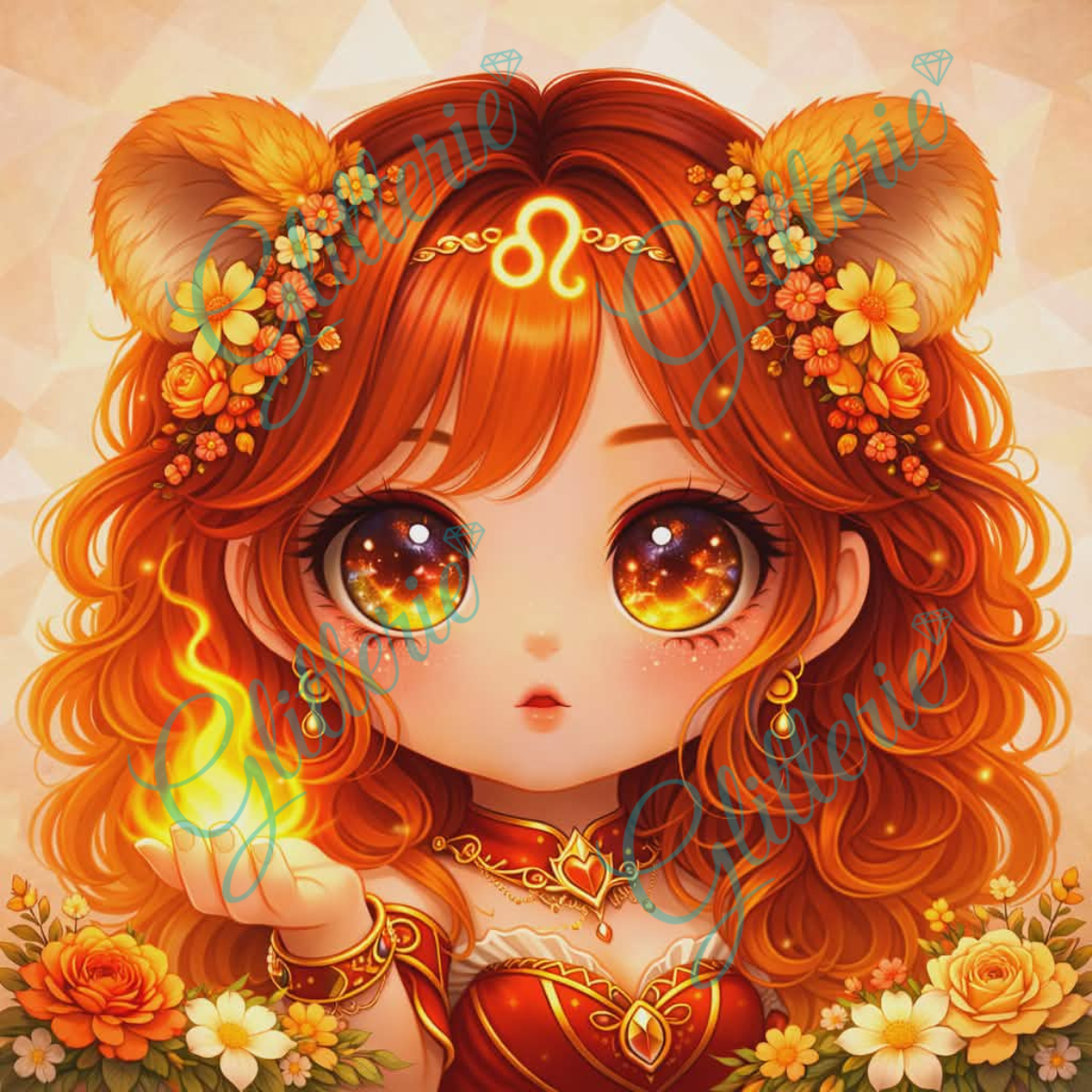 Broderie Diamant - Lion - Glitterie