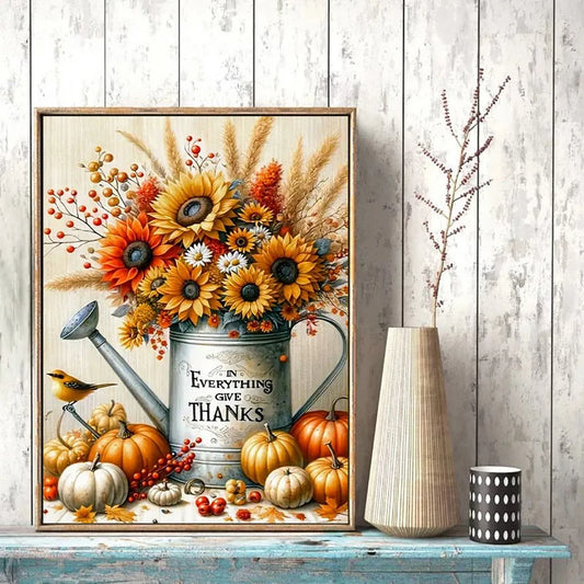 Broderie Diamant - Bouquet d'automne