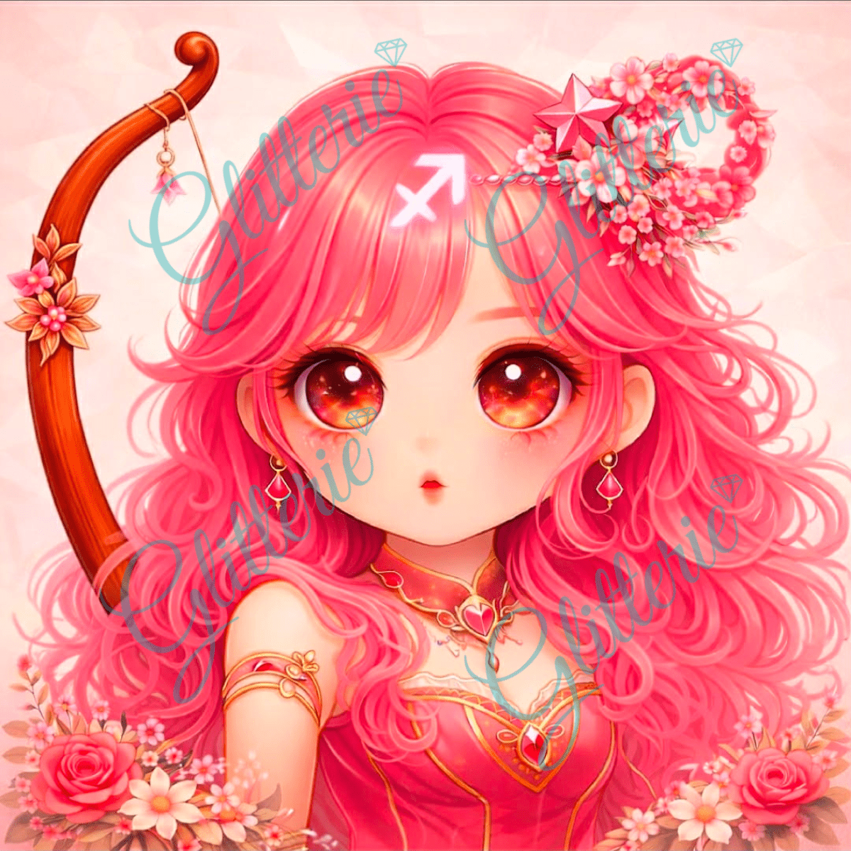 Broderie Diamant - Sagittaire - Glitterie