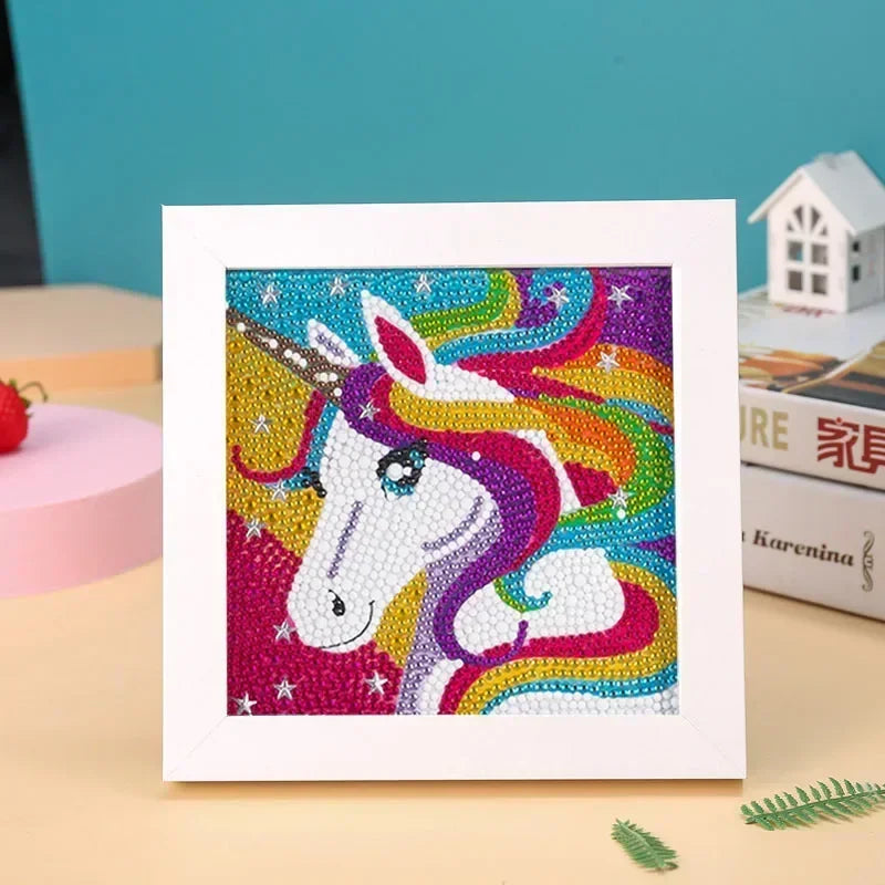 Broderie Diamant - Licorne power