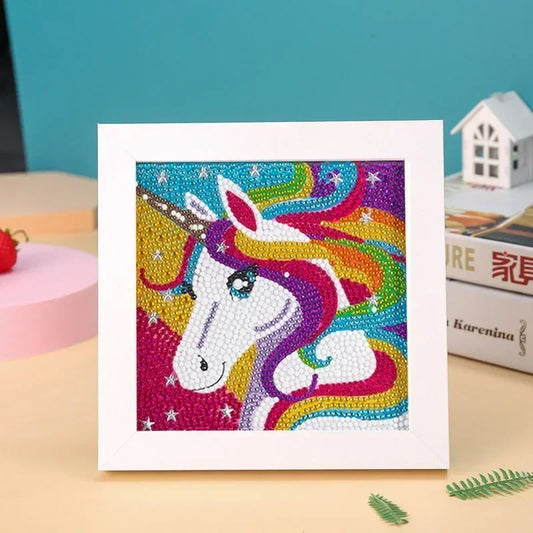 Broderie Diamant - Licorne power