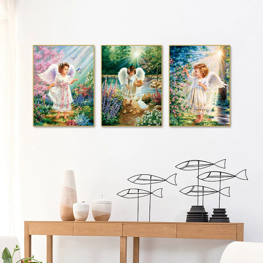 Broderie Diamant - Bébé Ange 1