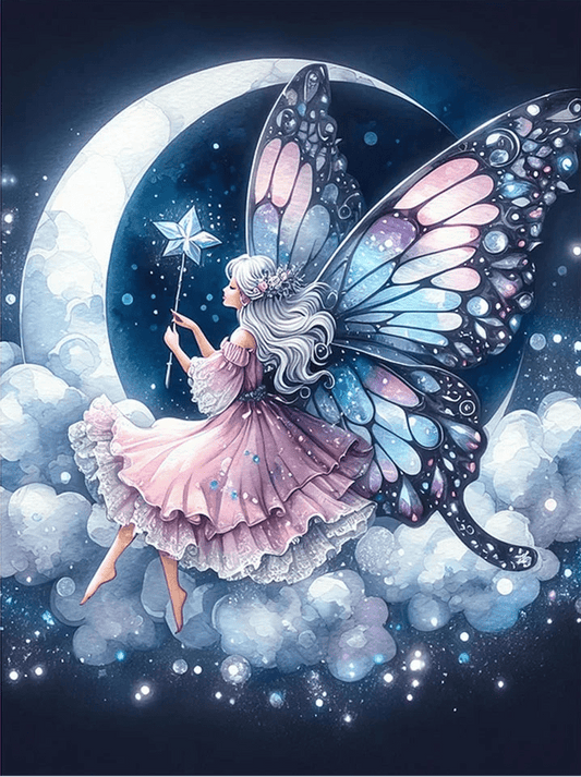 Broderie Diamant AB+ - La fée des songes - Glitterie