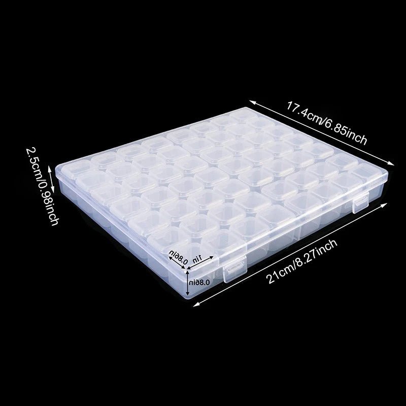 Boîte organisation diamants 28 ou 56 pots - Glitterie