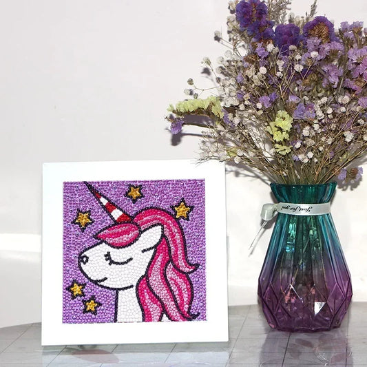 Broderie Diamant - Licorne étoile