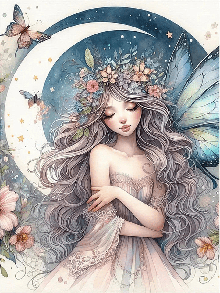 Broderie Diamant AB+ - Ma bonne fée - Glitterie