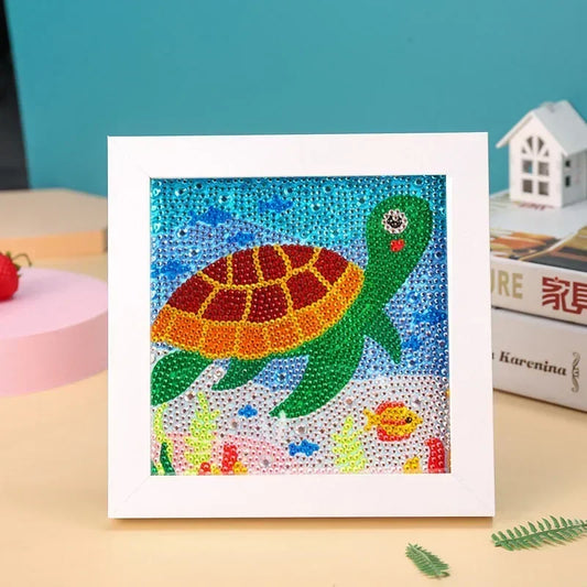 Broderie Diamant - Tortue de mer