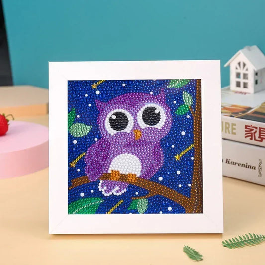 Broderie Diamant - Hibou
