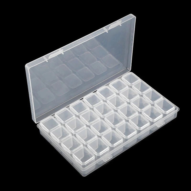 Boîte organisation diamants 28 ou 56 pots - Glitterie