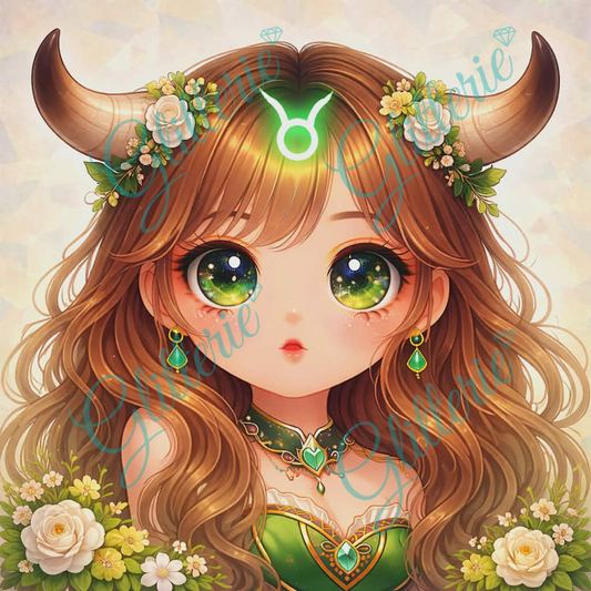 Broderie Diamant - Taureau