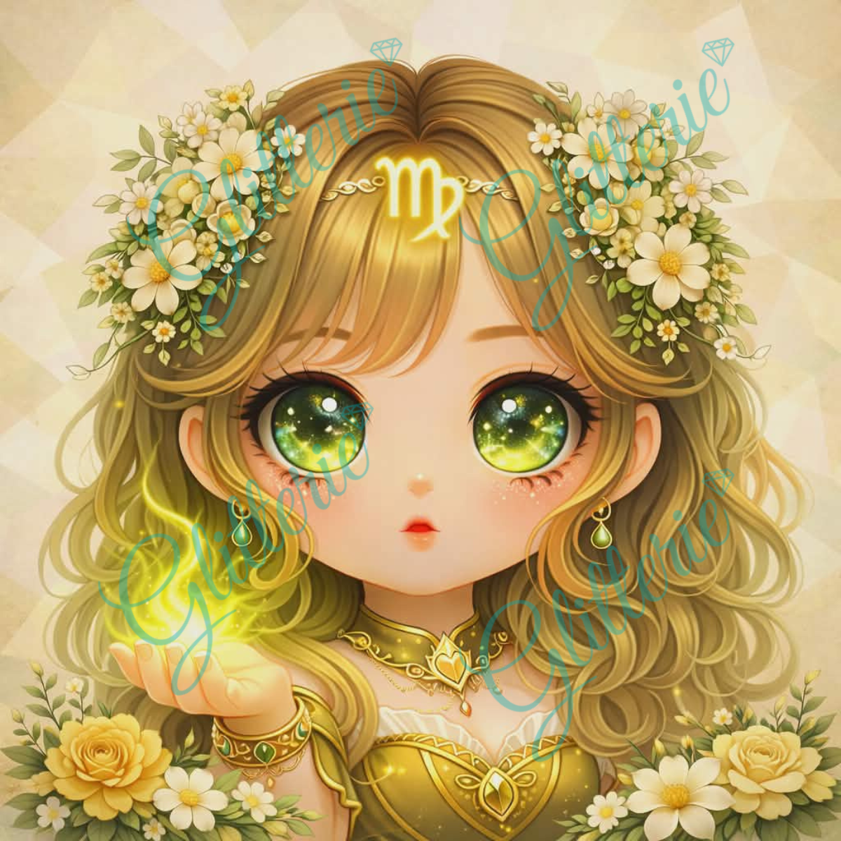 Broderie Diamant - Vierge - Glitterie