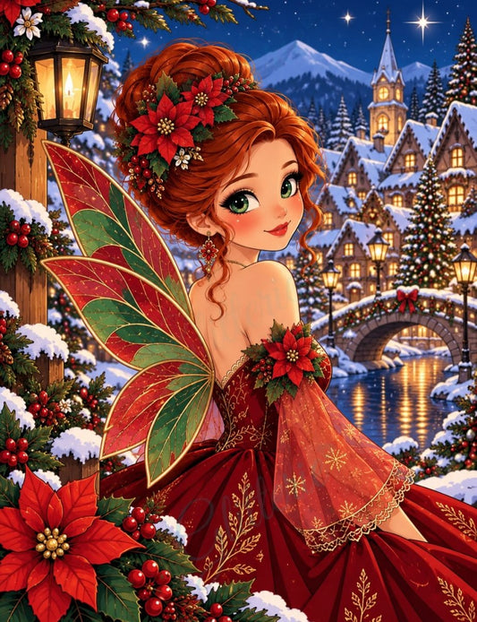 La fée des poinsettias - Glitterie