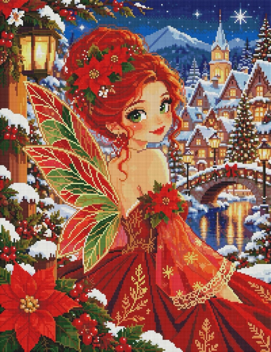 La fée des poinsettias - Glitterie