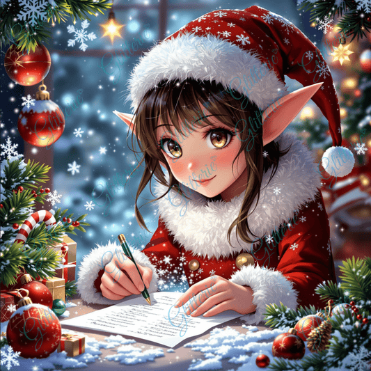 Broderie Diamant - Elfe Lyria en mission Edition limitée - Glitterie