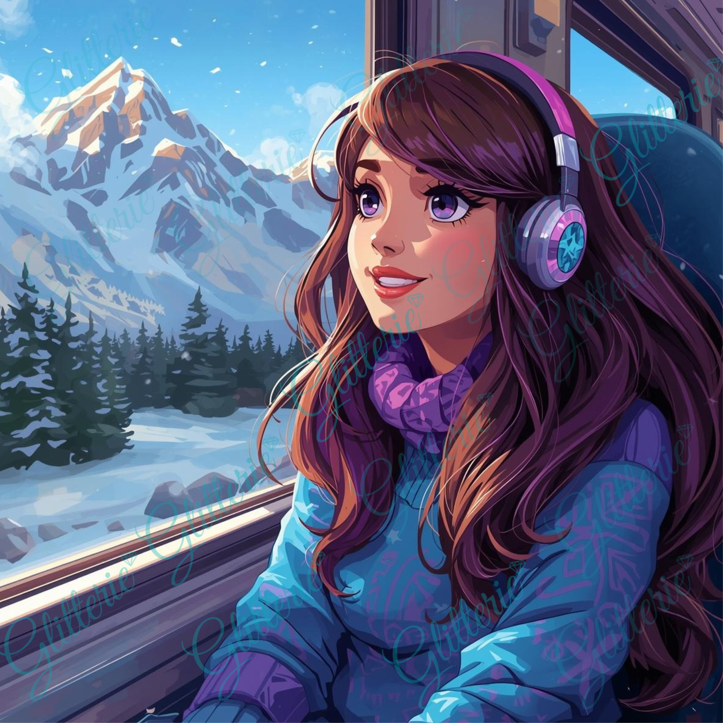 Broderie Diamant - Rêve d'hiver