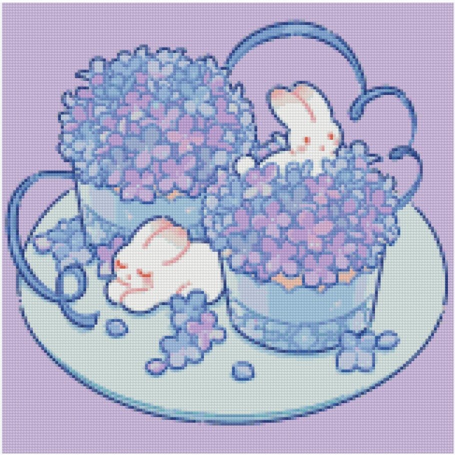 Broderie Diamant - Sweet lilac - Glitterie