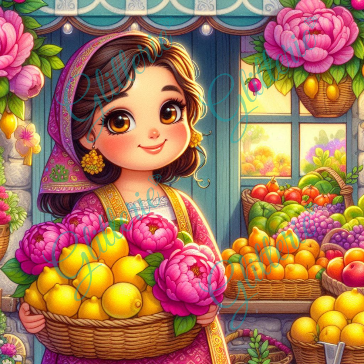 Broderie Diamant - Le marché de Paula